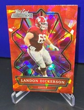 2021 Wild Card Alumination RED Cracked Ice Landon Dickerson RC #ABC-61 
