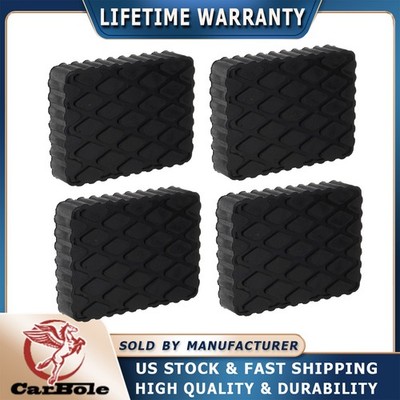 New Solid Rubber Auto Lift Block Spacer Pad 1.2'' 3000 lbs Capacity | Set of 4