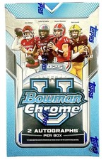 2025 BOWMAN UNIVERSITY CHROME FOOTBALL HOBBY BOX NEW FACTORY SEALED