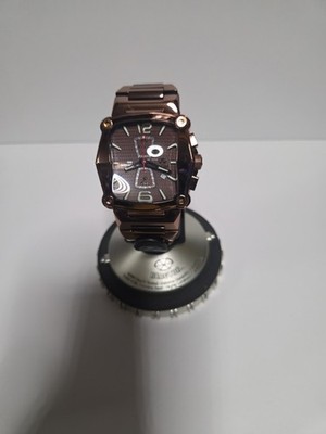 Reactor Mens 57519 Nucleus Two-Toned Bracelet Watch - New Battery