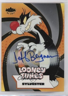 2024 Fleer Retro Looney Tunes Auto Jeff Bergman as Sylvester #6 Auto p8v