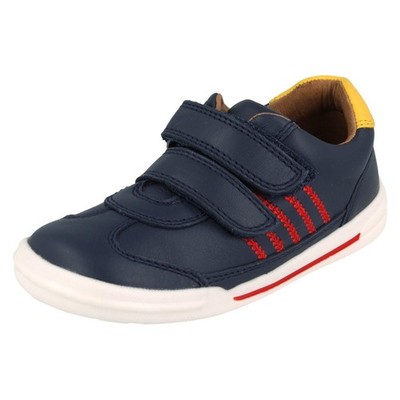 Boys Startrite Leather Dual Strap Smart Casual Everyday Shoes 'Roundabout'