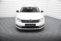 Maxton Design Frontlippe V.2 Passend FüR Vw Passat B7 Schwarz Hochglanz