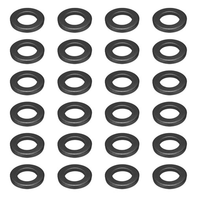 #ad #ad 24 Pcs Carbon Steel Flat Washer Fits M24 x 43mm x 6mm Black Washer Fits AU $55.17