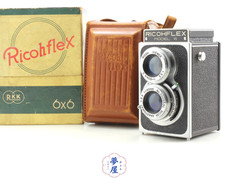  For Repair Ricoh Ricohflex Model VI TLR Film Camera 80mm Lens, Case Box JAPAN