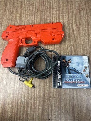 Time Crisis: Project Titan (PlayStation 1) w/ Namco GunCon NPC-103 Light Gun