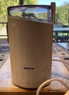 KRUPS Fast One Touch Coffee Bean Mill Spice Grinder Type 203 White Vintage — photo 2