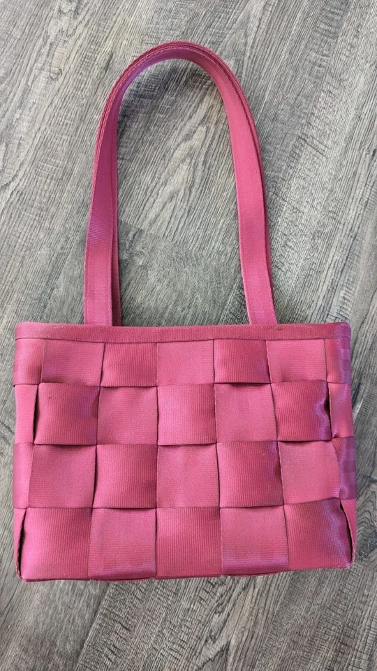 Harveys Cinturón de Seguridad Cartera Bolso de Hombro Rosa Doble Correa Cremallera Bolso Foto 2 de 4