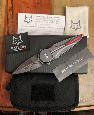Fox Anarcnide Saturn Radius Lock Acid Stonewashed Gray Knife NEW