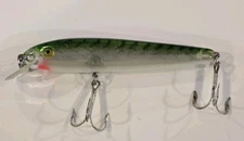 Rebel Windcheater 6" Fishing Lure - Used - Green Mackerel Striped - 2oz. Vintage