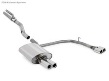  Duplex Race-Anlage ab Kat BMW 5er E60 520i-530i 2x76mm eingerollt mit Abs.