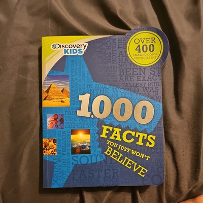 1,000 Facts You Just Won't Believe (Discovery Kids) - Paperback - VERY GOOD