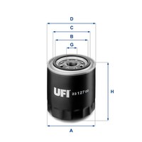 UFI ÖLfilter 23.127.00 FüR Alfa Romeo, Alpine, Chrysler, Dodge, Daihatsu