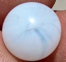 Vintage Marble - Master Marble Peewee All White Sunburst 1/2 Inch