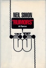 RUMORS By Neil Simon - Hardcover **BRAND NEW**