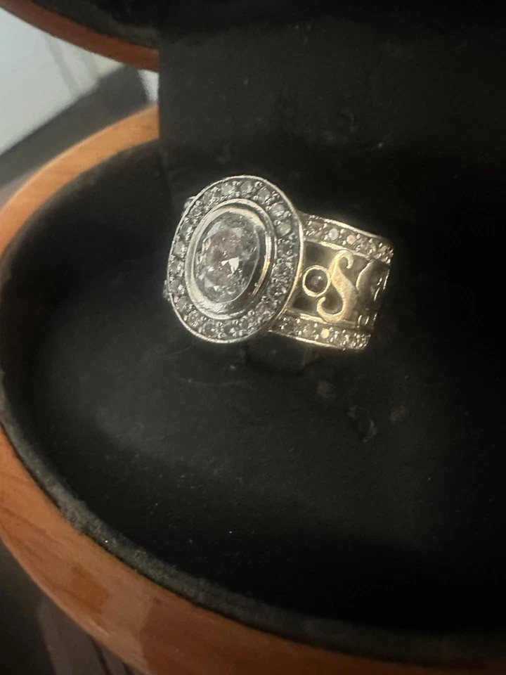 Stunning Wedding Ring 2 Ct Total Natural Diamond Ring Size 5.75 - Image 4 of 4