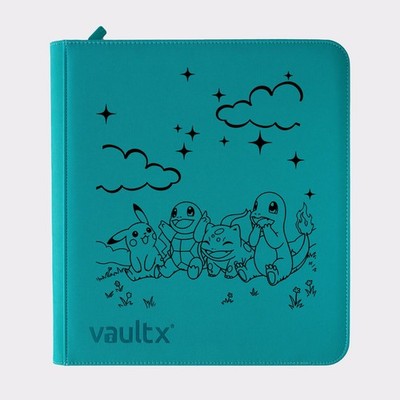 Pokemon Kanto Binder - Bulbasaur, Charmander, Squirtle & Pikachu Vault X