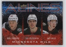2024 Series 1 A-Lines Red 29/99 Kirill Kaprizov Joel Eriksson Ek Matt Boldy 0t02