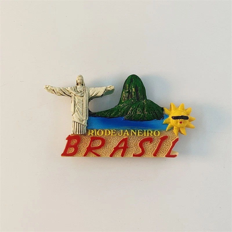 Brazilië Toeristische Souvenir 3D Koelkast Magneten Koelkast Decoratie