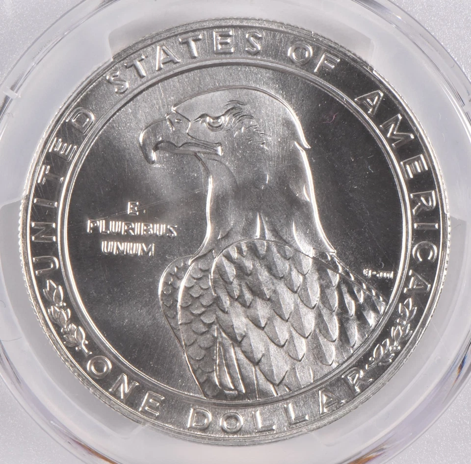 MS70 1983-S Commemorative Dollar Olympic Discus PCGS Blue Label *2502 - Image 4 of 4