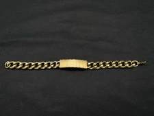 Vintage Elco 1/20 12K Gold Filled ID Bracelet 8 inches, 60 grams