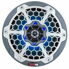 6.5" 125 Watt RMS 4-Ohm 2-Way Marine Speaker System RGB Lights Pair CF65 DS18