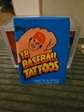 18 baseball tattoos 1 sheetof 18 tattoos 1 stick bubble gum