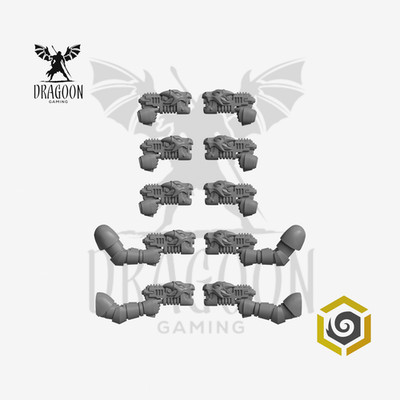 Anvil Wardens Plasmapistolen für Prime 28mm Space Knights und Sci-f Marines