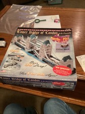 Vintage Tower Bridge Of London 3d Puzzle USA Made NOS 1995 Puzzle Plex