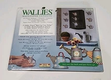 Wallies Wallpaper Cutouts 25 Watering Cans Square Trim Design Pre-Pasted NIP 