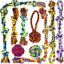 Ultimate 9 Pack Heavy Duty Dog Rope Toys - Strong Chew Toys for Large Breeds