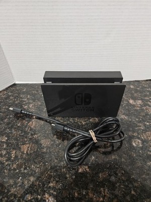 Nintendo Switch HAC-007 Charging Dock + OEM hdmi Cord- Black