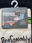 Blue Q Men's Funny Crew Socks "Reasonably Good Guy" size 7-12 NEW w/Tag — photo 2