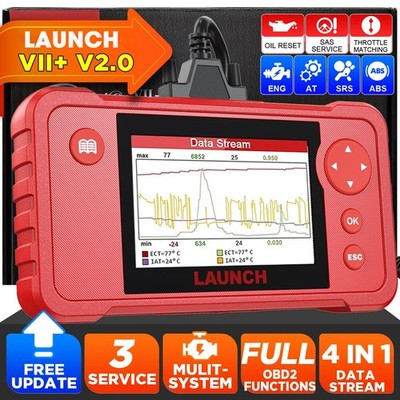 2026 LAUNCH CRP123 V2.0 PRO Auto OBD2 Diagnosegerät 3 Reset Services + 4 Systeme