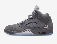Air Jordan 5 Retro Mens Wolf Grey 2026 440888-002 Brand New Size 7Y