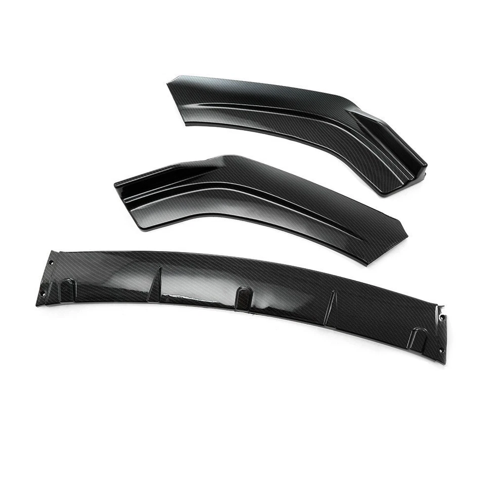 Car Front Bumper Lip Spoiler Splitter Body Kit Fit Mercedes-Benz Carbon Body Kit - Image 2 of 4