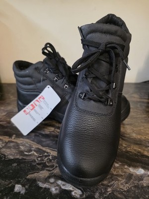  Chukka Stahlkappe Sicherheitsstiefel - schwarz, Größe 9