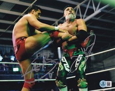 Alberto Del Rio Dr. Wagner Jr Signed 8x10 Photo BAS COA CMLL WWE Lucha Libre AAA