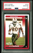 2002 SCORE #324 EDWARD ED REED RC HOF PSA 10