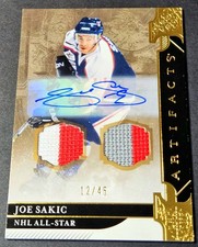 Joe Sakic Cards, Rookie Cards and Autographed Memorabilia Guide 8