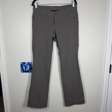 Columbia Woman's Gray Mumbai Mover II Pants Hiking Nylon Outdoors 8 Gorpcore