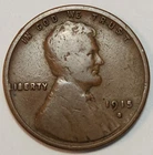 🔑  1915-S Lincoln Wheat Cent 1C, Semi-key Date, Great For Albums - LC-S15E