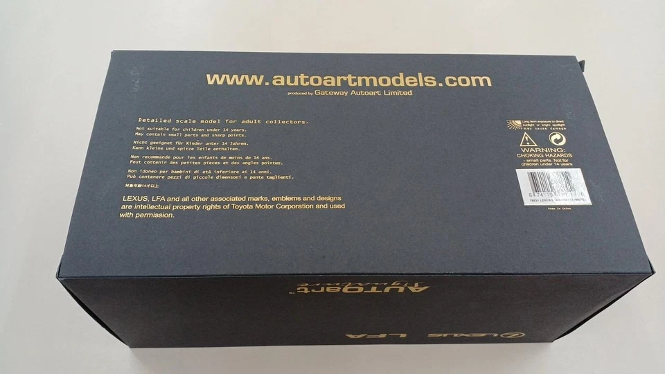 AUTOart 1/18 Lexus Lfa Whitest Blanc Voiture Miniature Modèle 78831 Signature - Photo 4/4