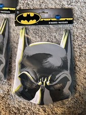 8 Batman Party Masks Birthday Supplies DC Comics