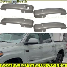For 2007-2021 Toyota Tundra Crew Max Sequoia Door Handle COVERS 1H5 CEMENT GREY