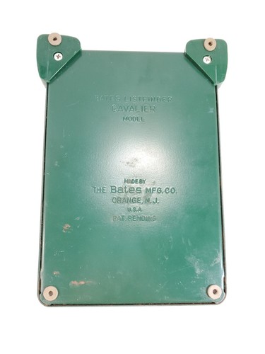 Green Bates Listenfinder Flip Directory Cavalier Model Made in USA - Bild 4 von 7