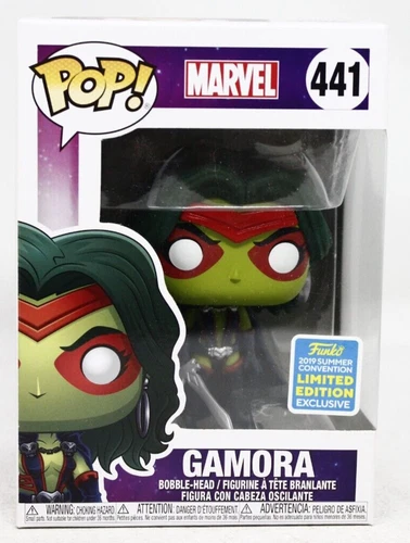 Funko POP! Marvel #441 - Gamora (exclusivo compartido de convención de verano de 2019)