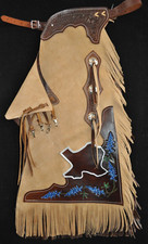 Custom Made Leather Chaps/Batwing Texas Rodeo Chaps/Made In USA