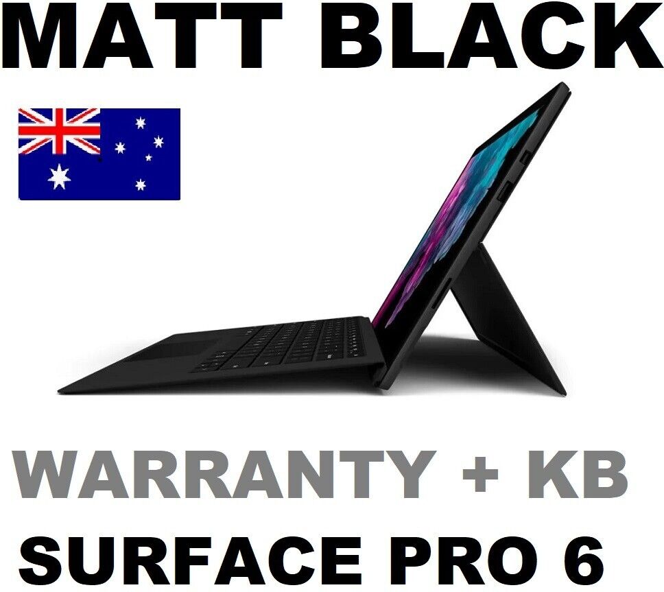 CHEAP - STEALTH BLACK MICROSOFT SURFACE PRO 6 i5/8GB/256GB SSD BYOD SCHOOL  KIDS