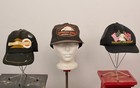 VTG NOS 1980s Harley Davidson Snapback Lot of 3 Cap / Hat